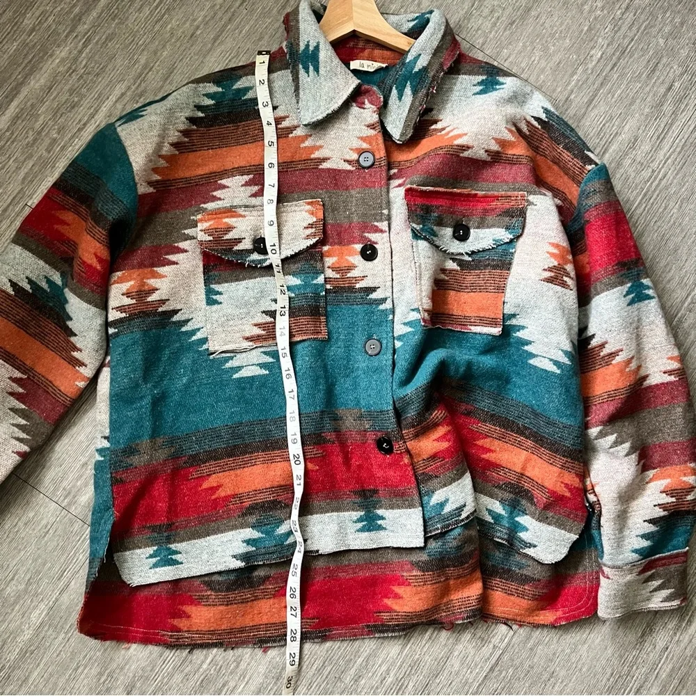 LA MIEL Multicolor Patterned Jacket - Picture 5 of 6